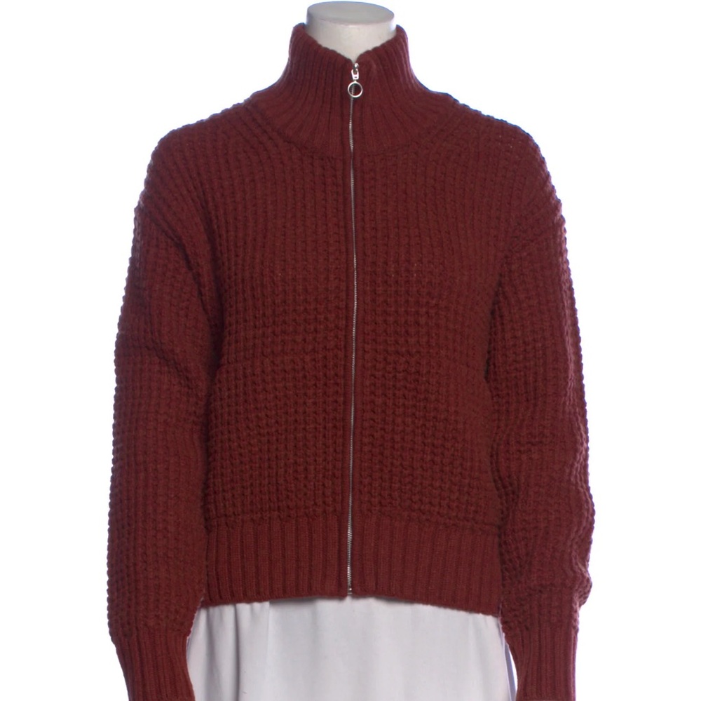 White + Warren mock neck sweater